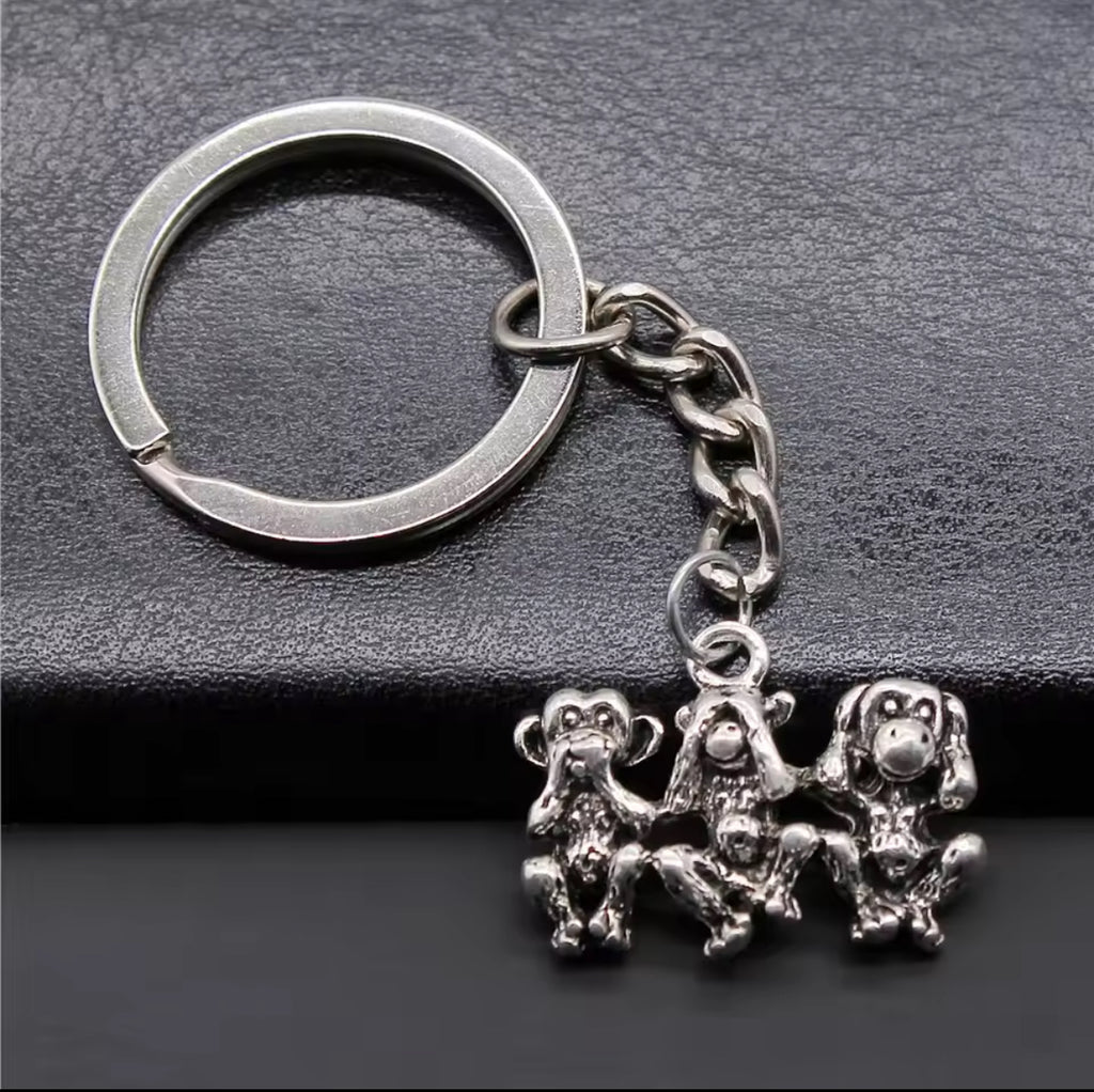 3총사 원숭이 키링
