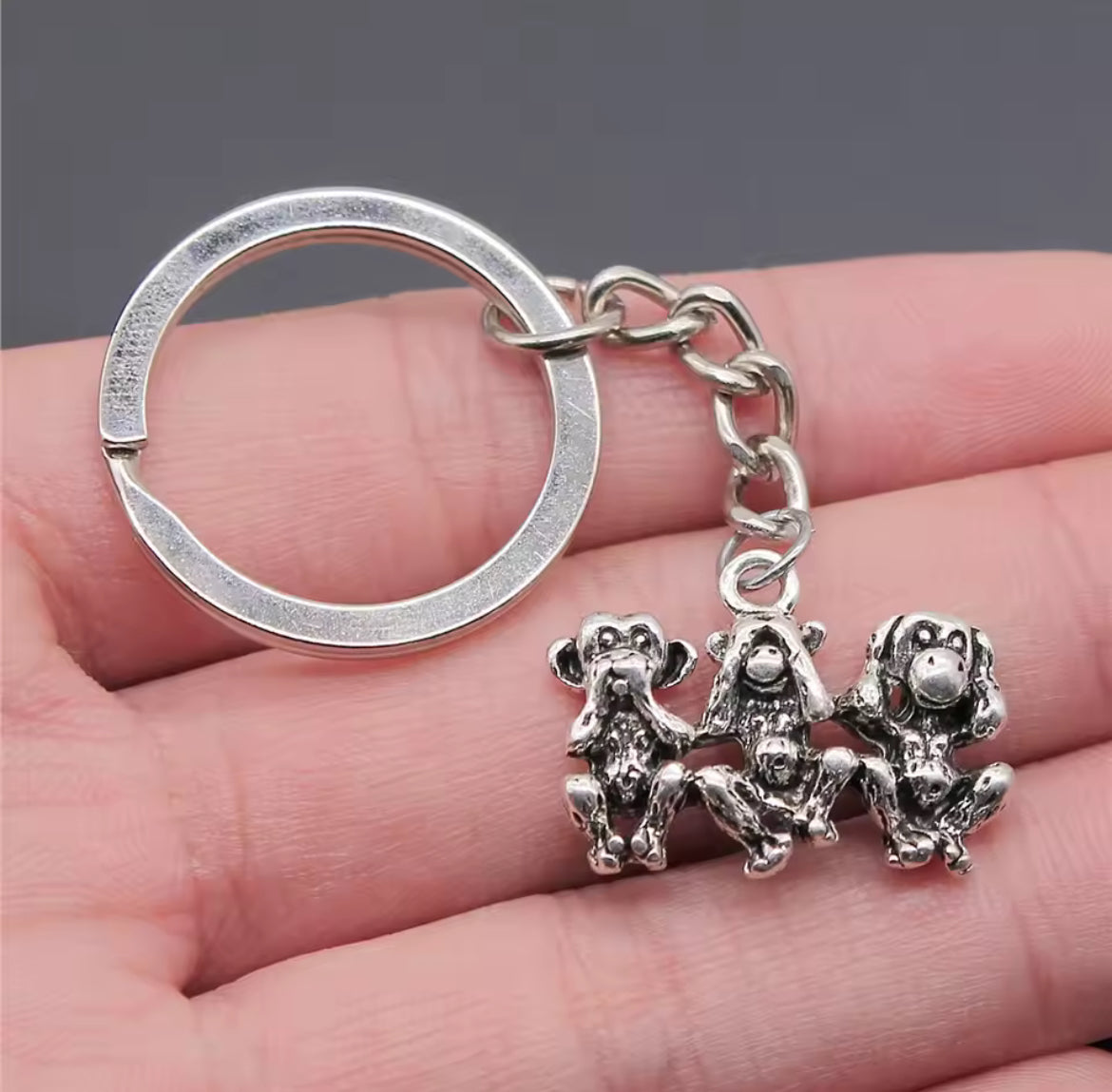 3총사 원숭이 키링